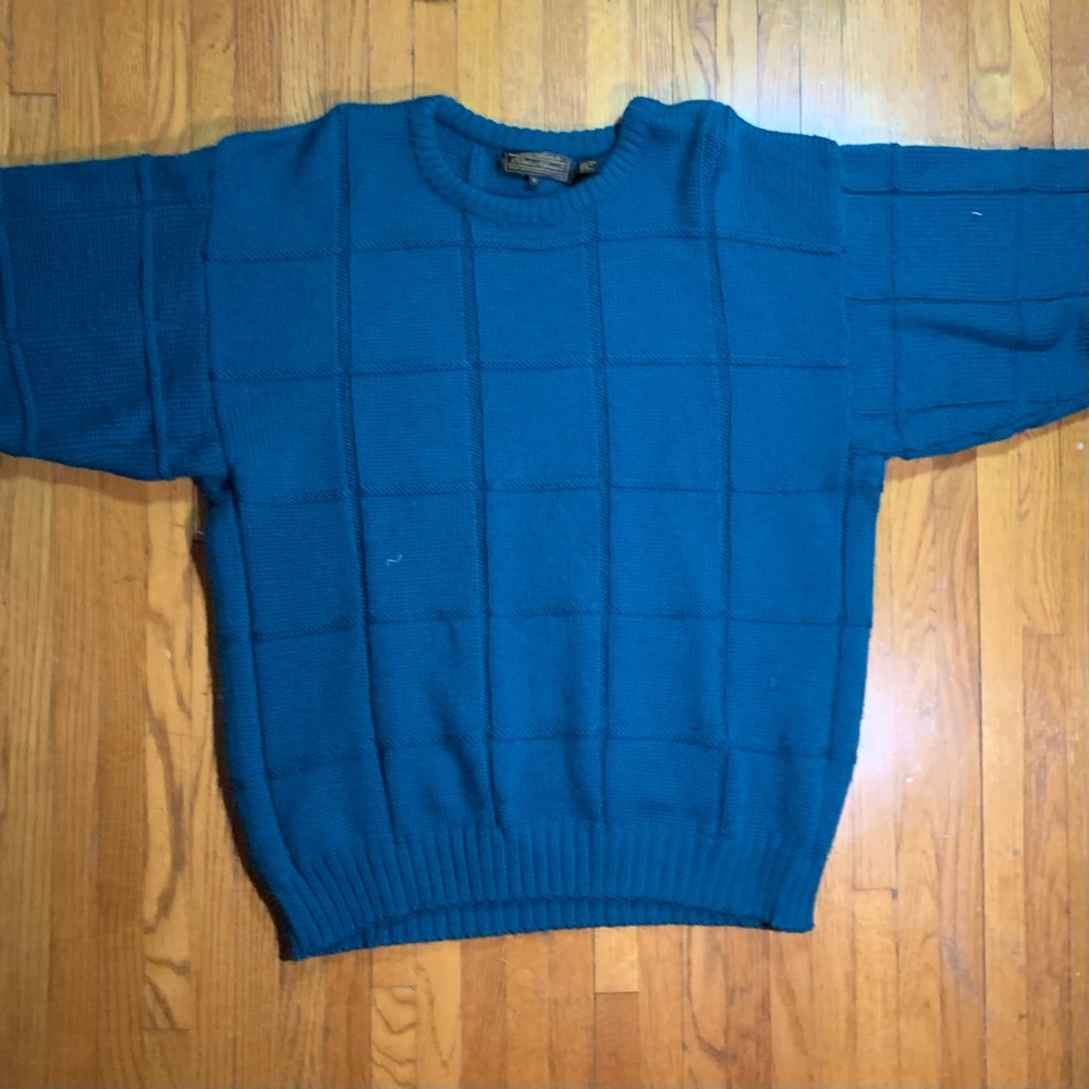 Teal Eddie Bauer crew neck sweater